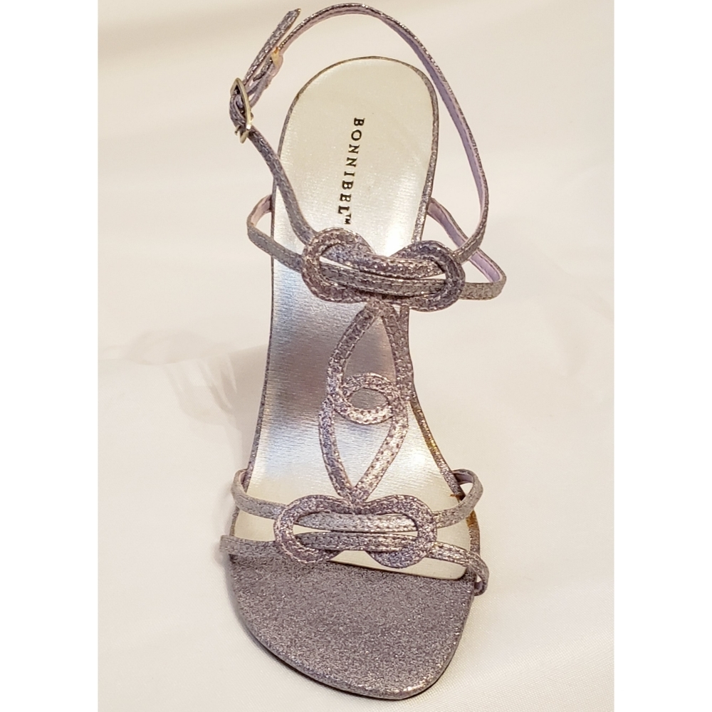 After five purple sandals